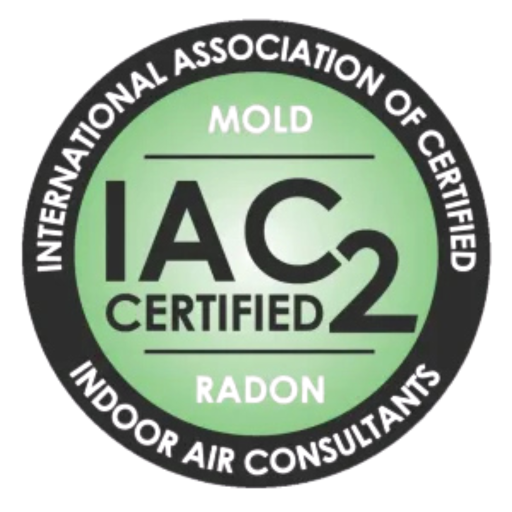 InterNACHI indoor air certified badge for mold and radon testing