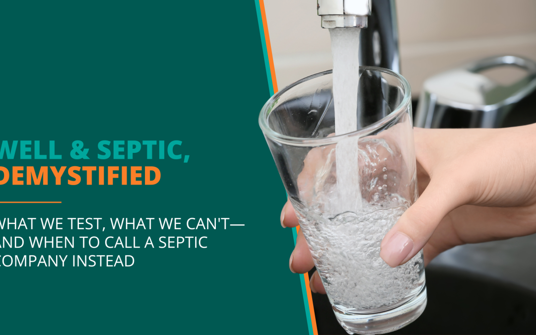 header image for well and septic inspection blog